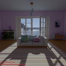 Mi Proyecto del curso: Color aplicado al diseño de interiores. Interior Architecture, Decoration, 3D Design, Interior Design, Interior Decoration, and 3D Modeling project by Paula Massaccesi - 08.20.2020