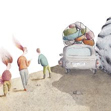 Los sueños de Chloe. Ilustración infantil. Character Design, Traditional illustration, Stor, and telling project by Ana Velandia - 05.20.2019