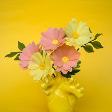 Corazón florecido.  Ein Projekt aus dem Bereich H, werk, Keramik, Kreativität, Design, Produktdesign und Industriedesign von Manuela Maya Rendón - 24.05.2020