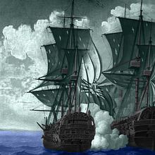 CORSAIRS  . Sketching, Drawing, Pencil Drawing, Lighting Design, and Photomontage project by David Fernando Rico Ramirez - 08.25.2020