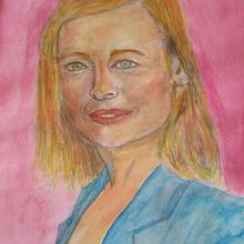My project in Artistic Portrait with Watercolors course. Un proyecto de Pintura a la acuarela de Leonid Gaisinovitch - 30.08.2020