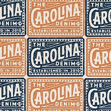 Carolina Denim. Un proyecto de Br, ing e Identidad, Diseño de logotipos, Diseño gráfico, H, lettering, Ilustración tradicional y Lettering de João Neves - 21.08.2020