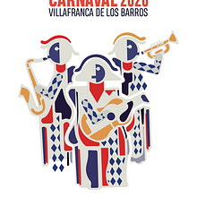 Cartel Carnaval 2020. Un projet de Conception d'affiches de Raúl Claro García - 21.08.2020