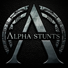 AlphaStunts Logo. Een project van Logo-ontwerp y Grafisch ontwerp van Jorge Martínez Bastante - 22.08.2020