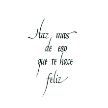 Mi Proyecto del curso: Introducción a la caligrafía itálica. Calligraph project by Angélica Jiménez - 08.22.2020