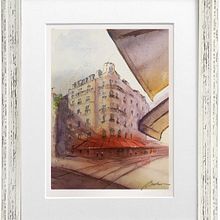 My project in Architectural Sketching with Watercolor and Ink course. Un progetto di Pittura ad acquerello di Jolanta Putniņa - 22.08.2020