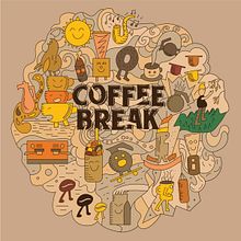 COFFEE BREAK. Graphic Design project by Rick Redznak - 08.23.2020