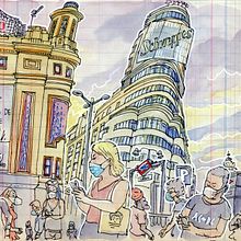 My project in Urban Sketching: Express Your World in a New Perspective course. Projekt z dziedziny  R, sunek architektoniczn, Sketchbook, Sketching i Malowanie akwarelą użytkownika Lapin - 23.08.2020