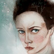 Mi Proyecto del curso: Retrato ilustrado en acuarela. Un proyecto de Dibujo de Retrato de Palmi Segura - 23.08.2020