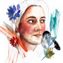 My project in Illustrated Portrait in Watercolor course. Watercolor Painting project by Sisilvic - 08.24.2020
