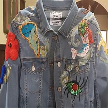 Mi Proyecto del curso: Diseño de moda: pintura y bordado sobre prendas. Embroider project by Alejandra Cubero Murillo - 08.24.2020