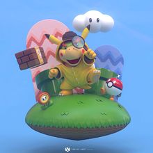 ¡Fiesta de disfraces! . Un proyecto de 3D, Art to, Concept Art, Diseño de juguetes y Videojuegos de Dobleu Amet - 24.08.2020