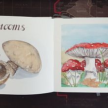 My project in Botanical Watercolor Sketchbook course. Un projet de Illustration botanique de Diana Poell - 24.08.2020