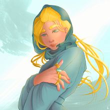 My project in Female Character Portraits in Procreate course. Digital Drawing project by Bianca - 10.18.2020