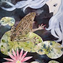 My project "Frog Prince" to Introduction to children's Illustration . Un progetto di Illustrazione tradizionale, Belle arti, Pittura, Disegno a matita, Disegno, Pittura ad acquerello, Illustrazione infantile e Narrativa di annas_kabinett - 24.08.2020