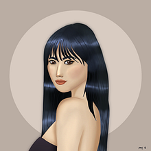 Mi Proyecto del curso: Retrato de personajes femeninos con Procreate. Digital Drawing project by May - 08.24.2020