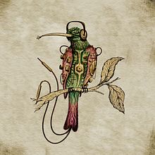 Drun drun Electronic Open Mic. Botanical Illustration project by Nil Solà Serra - 08.25.2020