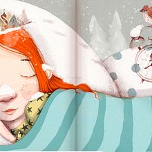Sueño. Projekt z dziedziny R, sunek c, frow, Trad, c, jna ilustracja, Ilustracja c, frowa i Ilustracje dla dzieci użytkownika Maria Paniagua - 25.08.2020