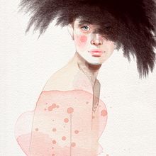 Avestruz. Projekt z dziedziny Trad, c, jna ilustracja, Ilustracja c i frowa użytkownika Maria Paniagua - 25.08.2020