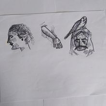 Mi Proyecto del curso: Dibujo para principiantes nivel -1. Drawing project by Daniela Vargas - 09.02.2020