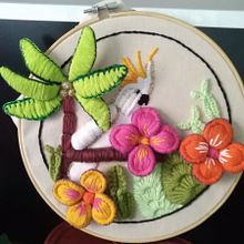 Mi Proyecto del curso: Introducción al bordado tridimensional. Een project van Craft van De Oliveira - 26.08.2020