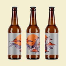 Packaging / Label / Etiqueta / Artisan Beer / Cerveza Artesana / Golden Ale. Fine Arts, Concept Art, Artistic Drawing, Art Direction, Design, Product Design, Graphic Design, Traditional illustration, Digital Illustration, Vector Illustration, and Packaging project by Ion Benítez - 08.26.2020