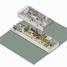 My project: Casa N + F. Un proyecto de Arquitectura y Visualización arquitectónica de Nathália Bessa - 26.08.2020