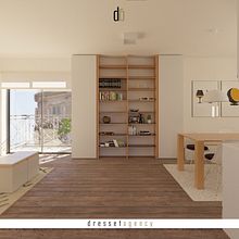 Virtual Home Staging for a Studio Flat. Visualização arquitetônica, Interiores, e Design de interiores projeto de dressetagency - 26.08.2020