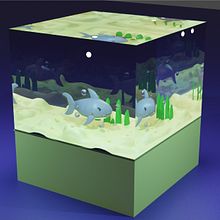 Tibu: El Tiburón Especial. Un proyecto de 3D, Diseño de personajes 3D y Modelado 3D de Christian Emmanuel Garcia Armijo - 21.10.2019