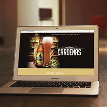 Cervezas Cárdenas. Een project van Webdesign van Rocío Solís Izquierdo - 20.09.2018