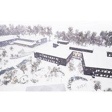 School, Hammarö, Karlstad. . Architectural Illustration project by Hanna Wernersson - 08.26.2020
