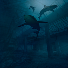 Ciudad bajo el agua. Photomontage project by Benjamin Pavez - 08.27.2020