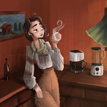 Busco empleo remoto como ilustrador digital.. Un proyecto de Dibujo artístico, Ilustración infantil, Ilustración digital e Ilustración tradicional de Angel Alva Bogdanovich - 27.08.2020