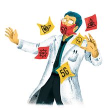 Myths of COVID-19 and the demonization of 5G. Projekt z dziedziny Ilustracja c i frowa użytkownika Ani Cortés - 27.08.2020