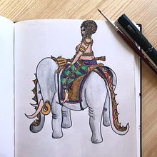 My project in The Art of Sketching: Transform Your Doodles into Art course. Desenho a lápis, Sketchbook, e Pintura em aquarela projeto de triin - 27.08.2020