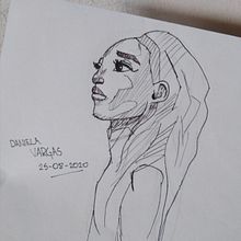 Icarus falls. Drawing, Pencil Drawing, Figure Drawing, Artistic Drawing, Portrait Drawing, and Realistic Drawing project by Daniela Vargas - 08.27.2020