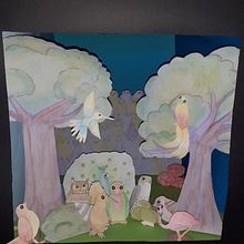 La conferencia de los pájaros. Farid Al-Din Attar. Un proyecto de Ilustración tradicional de Fatima Martín - 27.08.2020