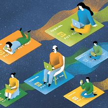 Banks in the post-covid era. Projekt z dziedziny Ilustracja c i frowa użytkownika Ani Cortés - 27.08.2020