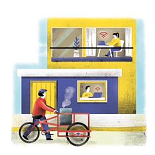 Jobs in the new normal. Projekt z dziedziny Ilustracja c i frowa użytkownika Ani Cortés - 27.08.2020