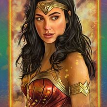 Wonder Woman. Un proyecto de Ilustración tradicional e Ilustración digital de Oscar Martinez - 27.08.2020