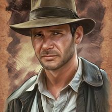 Indiana Jones. Un proyecto de Diseño de carteles, Ilustración tradicional e Ilustración digital de Oscar Martinez - 27.08.2020