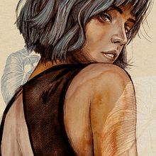 Mi Proyecto del curso: Retrato ilustrado con Procreate. Un proyecto de Pintura digital de José Pinós - 28.08.2020