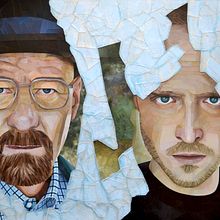 Collage BREAKING BAD. Un proyecto de Artesanía, Bellas Artes, Collage y Pintura de María Moreno - 28.08.2020