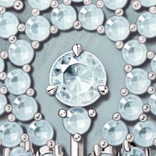 Diamantes em detalhe. Projekt z dziedziny R, sunek c, frow, R, sunek realist, czn i Projektowanie biżuterii użytkownika Ewerton Bispo - 29.08.2020