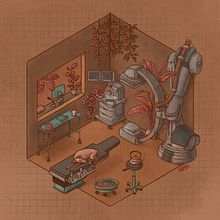 Sweet Operating Room. Digital Illustration project by Luis Garcia Dominguez - 08.29.2020