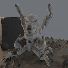 Mi Proyecto del curso: Escultura digital de criaturas fantásticas con ZBrush. 3D, and 3D Modeling project by Daniel Núñez García - 08.29.2020