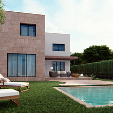 Vivienda unifamiliar. Un proyecto de 3D, Arquitectura, Infografía, Modelado 3D y Visualización arquitectónica de Salva Moret Colomer - 06.08.2016