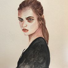 My project in Watercolor Portrait from a Photo course. Un proyecto de Pintura a la acuarela de Kambri Crews - 29.08.2020