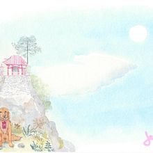 Mi Proyecto del curso: Ilustración en acuarela con influencia japonesa. Traditional illustration, and Watercolor Painting project by Jeniffer Mazariegos - 08.30.2020
