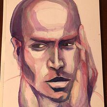 My project in Artistic Portrait with Watercolors course. Watercolor Painting project by Tamara - 08.30.2020